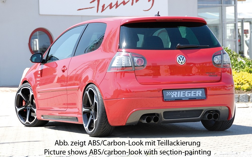 Achteraanzet Carbon VW Golf V GT/GTI Rieger