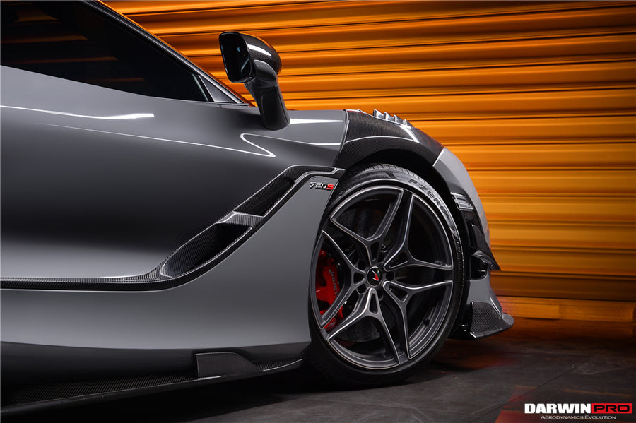 McLaren 720s Se²NWB Style Carbon Fiber Canards 2017-2021
