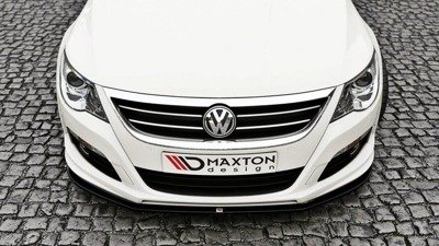 Voorspoiler VW Passat CC R36 R LINE Glans Zwart
