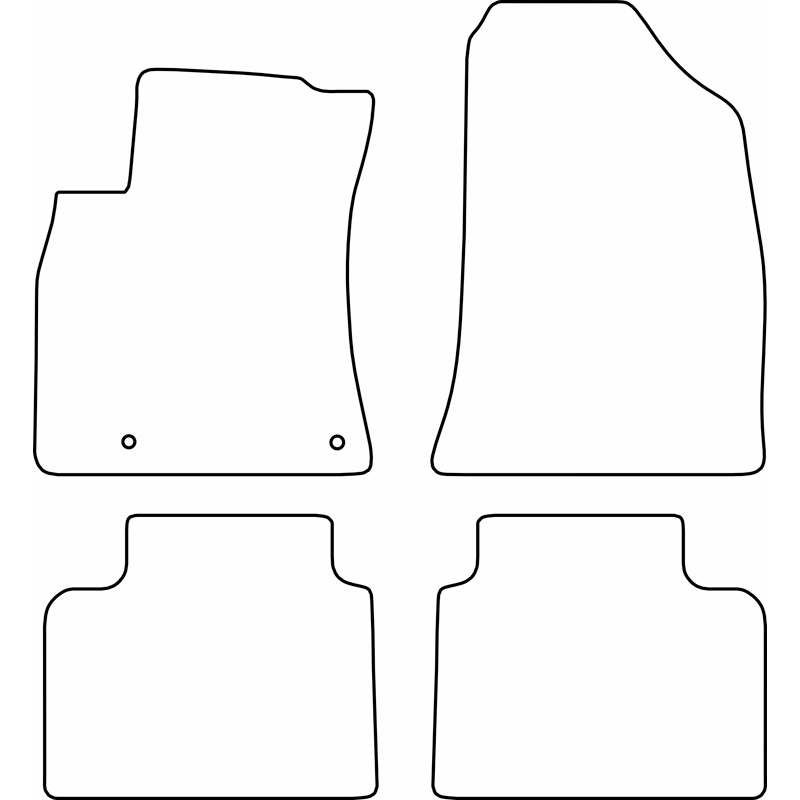 Set de tapis de sol sur mesure pour Kia K4 Hatchback 2026-