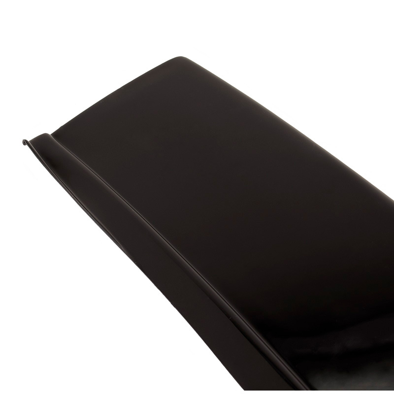 Protection de seuil arrière (ABS) sur mesure pour Audi E-Tron 2018- Noir brillant