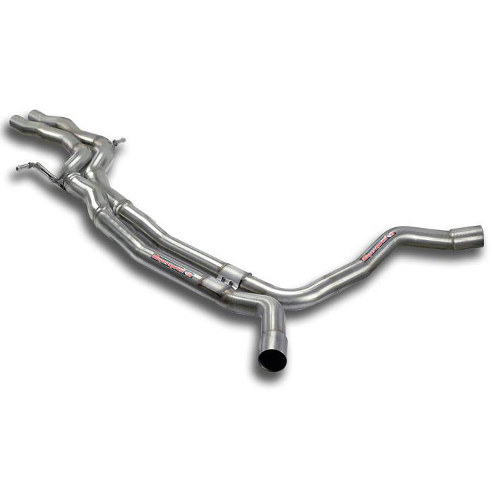 AUDI A6 C7 4G (Sedan + Avant) 2.8 FSI V6 (204 Hp) 2011 -> 2014 ("Cat.- Back" system) Race "X-Pipe" (