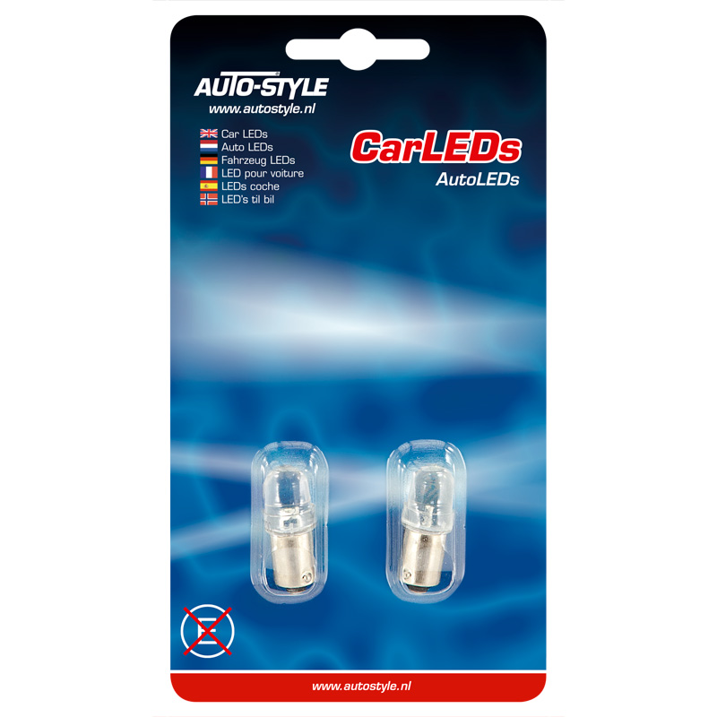 BA9S Ampoules LED 12V Super Blanc, set de 2 pièces