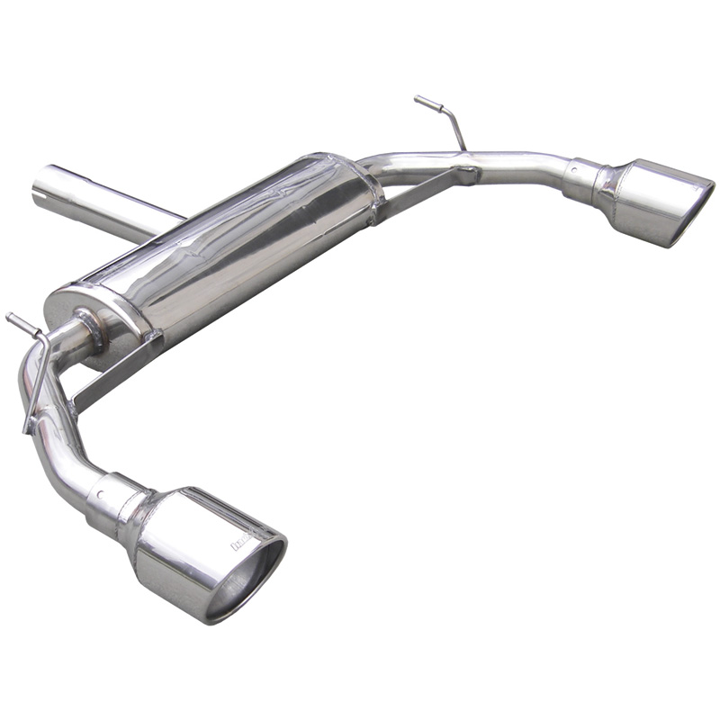 100% Inox Échappement Double sur mesure pour Alfa Romeo Giulietta 1750Tbi (235cv) 2010- 110mm X-Race (Ø60mm)