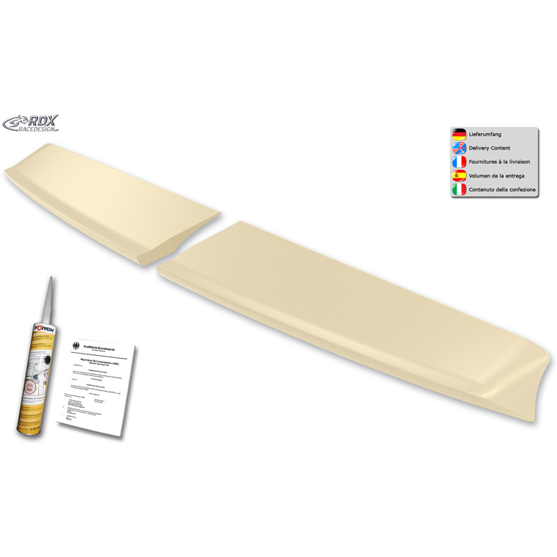 Becquet de toit sur mesure pour Ford Tourneo Custom & Transit Custom 2012-2018 & FL 2018- (avec portes arrières) (PUR-IHS)
