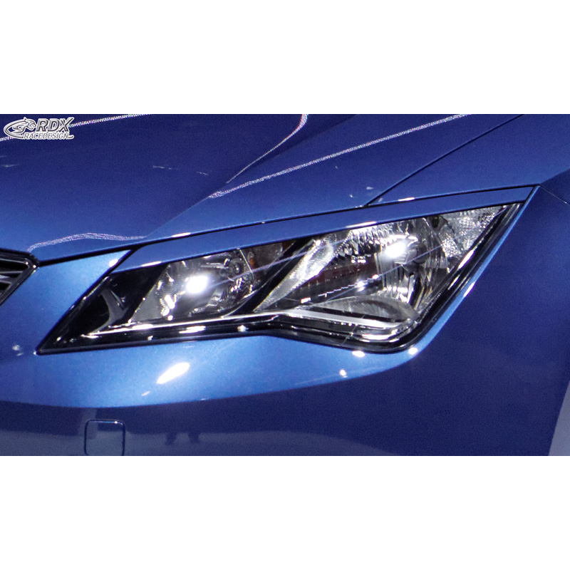 Spoilers de phares sur mesure pour Seat Leon 5F SC/5-portes/ST 2013-2020 (ABS)