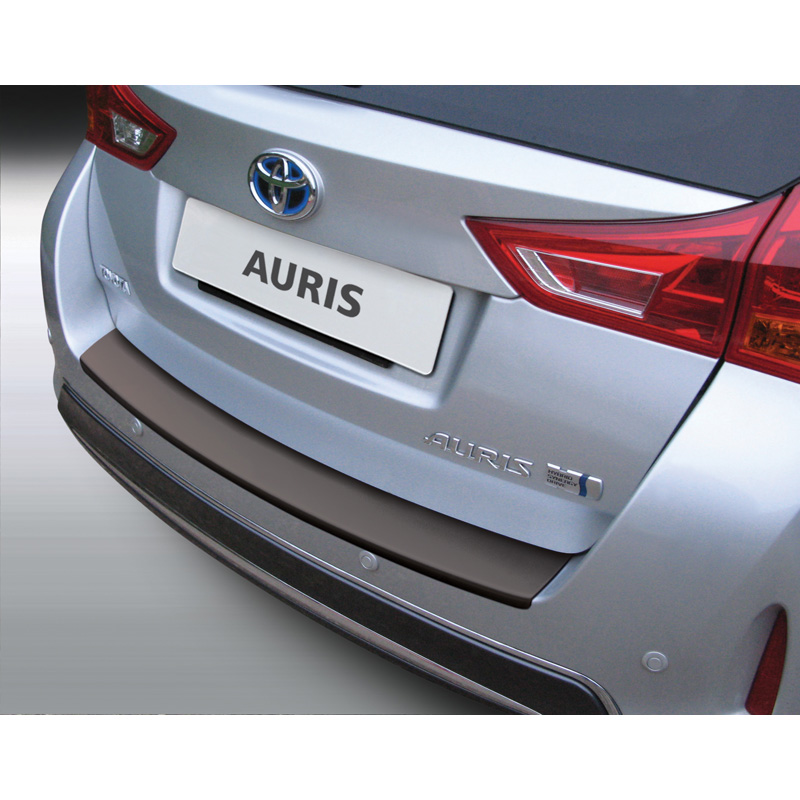 Protection de seuil arrière (ABS) sur mesure pour Toyota Auris Touring Sports 2013-8/2015 Noir