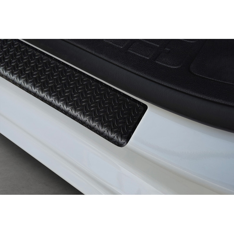Seuils de portes aluminium inférieures 'Riffled Plate' sur mesure pour Toyota Proace Verso II, Citroen Spacetourer 2016- / Peugeot Expert 4d 2016-2021 & FL 2021- / Peugeot Traveller 2016-, Citroën Jumpy 4d 2016- / Opel Vivaro III, Opel Zafira Life 2019