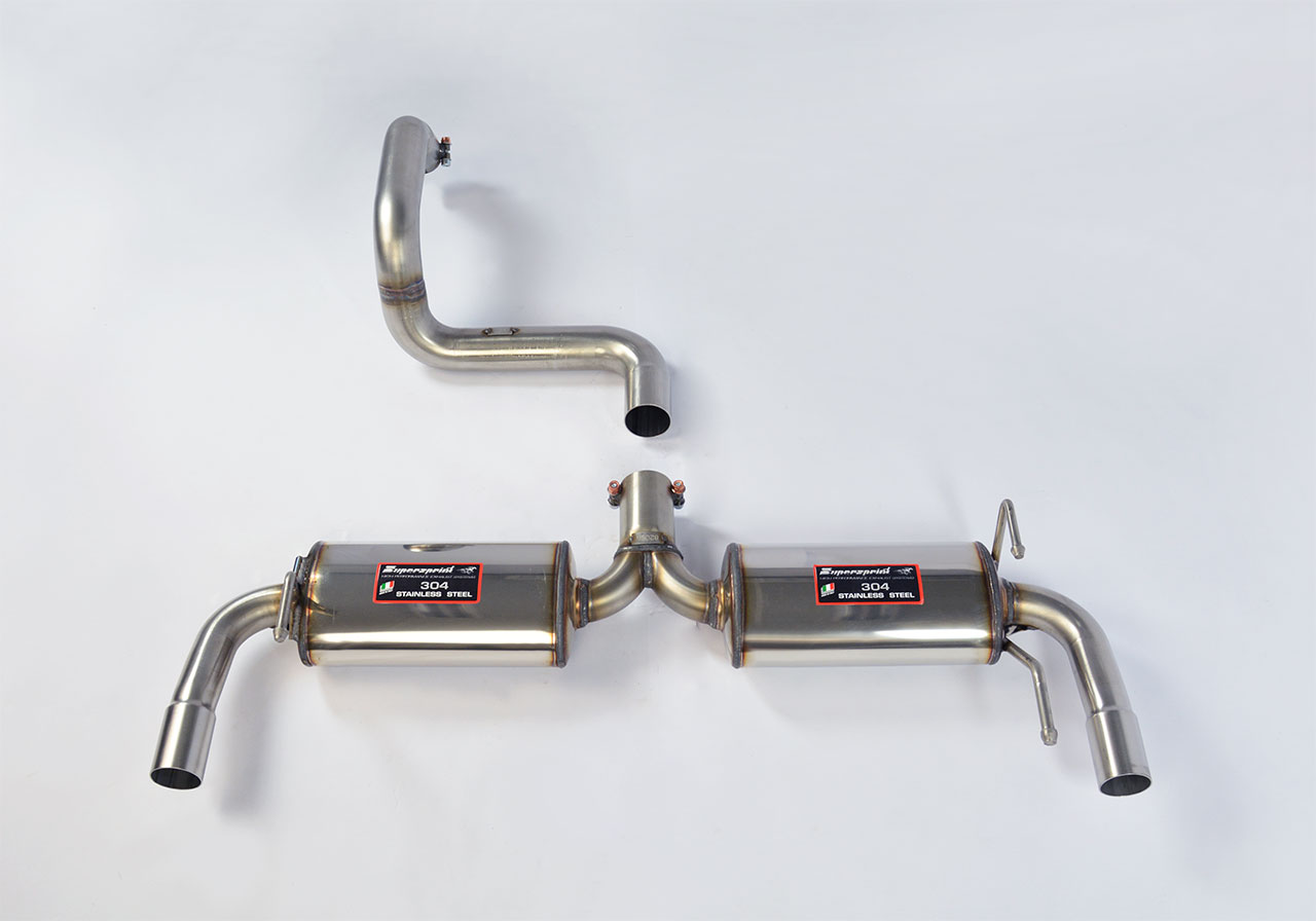 695 ABARTH 1.4T "Biposto Record" (190 Hp) 2015 Rear exhaust Right - Left