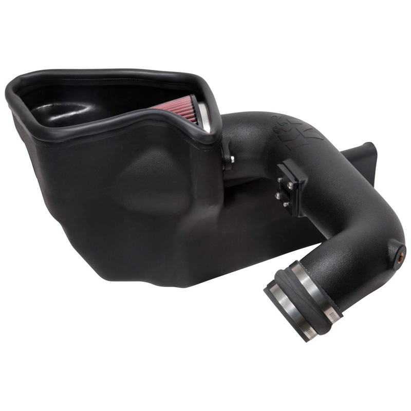 K&N admission d'air Aircharger sur mesure pour Ford Mustang GT 5.0L V8 2018-2021 (63-2605)