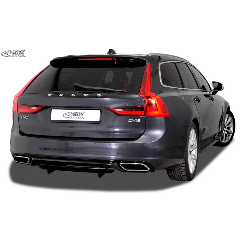 Jupe arrière 'Diffuseur U-Diff' sur mesure pour Volvo S90/V90 R-Design 2016- (PU)
