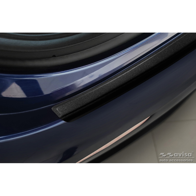 Protection de seuil arrière inox noir mat sur mesure pour Tesla Model Y 2020-