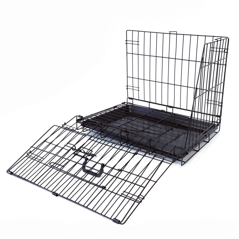Caisse pliante pour chien inclinée - Small - 61x47x43cm