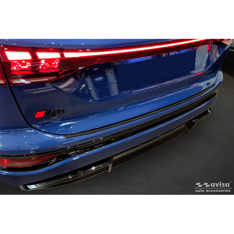 Avisa Protection de seuil arrière inox noir Audi Q6 e-tron (GFB) 2024- 'Shadow Premium'