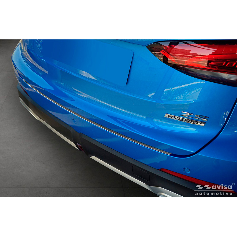 Avisa Protection de seuil arrière inox sur mesure pour MG ZS II 2024- 'Ribs'