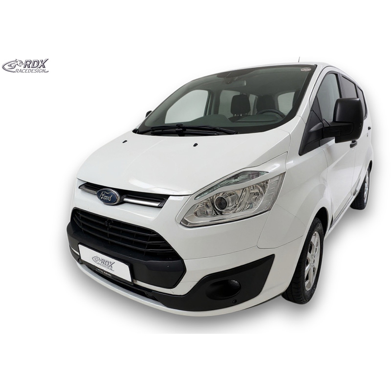 RDX Spoilers de phares sur mesure pour Ford Transit Custom & Tourneo Custom 2012-2018 (ABS)
