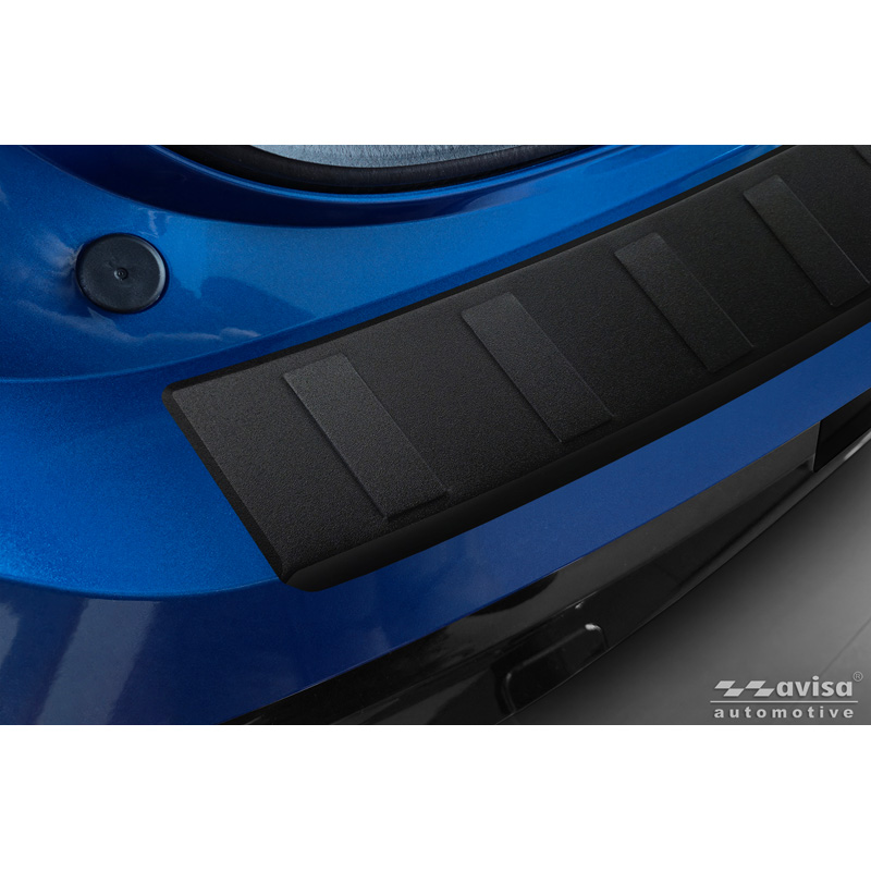 Protection de seuil arrière inox noir mat sur mesure pour Renault Rafale 2023- 'Ribs'