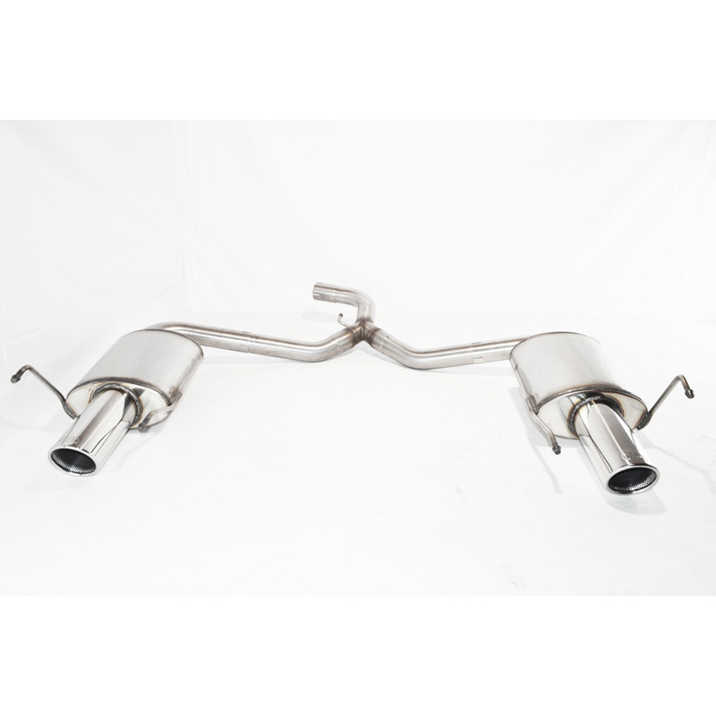 Échappement inoxydable double sur mesure pour Alfa Romeo 159 Sedan/Wagon 1.9JTS 118kW/1.9JTDM 88/110kW/2.0JTDM 125kW 2005-2011 90mm