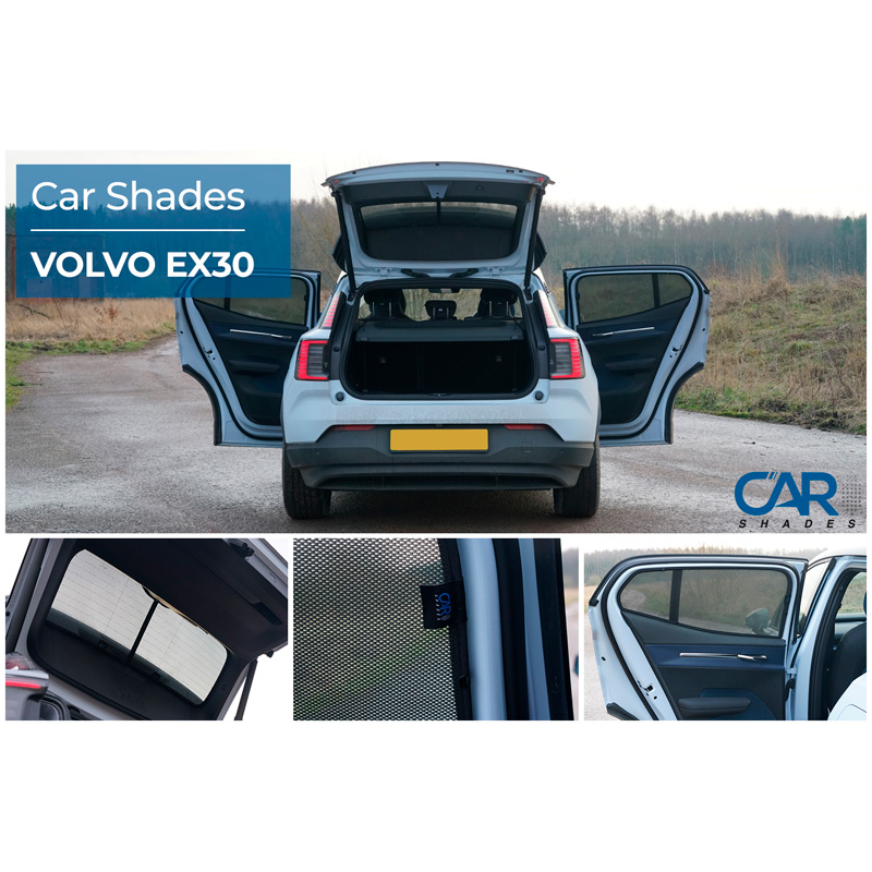 Set de Car Shades sur mesure pour Volvo EX30 2023- (4-pièces)