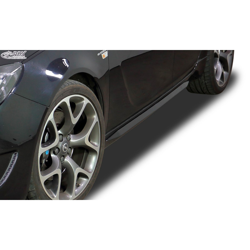 Jupes latérales 'Slim' sur mesure pour Opel Insignia 2008-2017 Sedan/Sportstourer incl. OPC (ABS noir luisant)