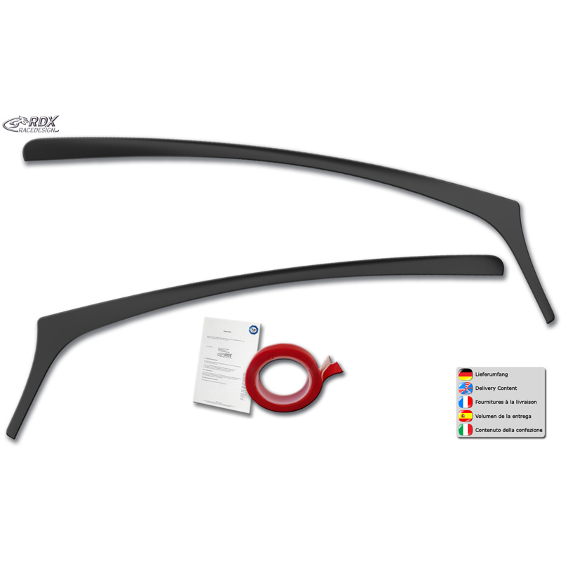 RDX Spoilers de phares sur mesure pour Mercedes Sprinter 2018- (ABS)