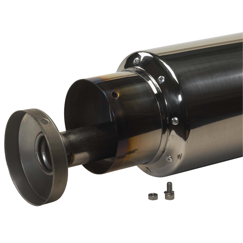 Échappement universel Type X Racing 'DualSound' - Ø150mm - Angle Tip
