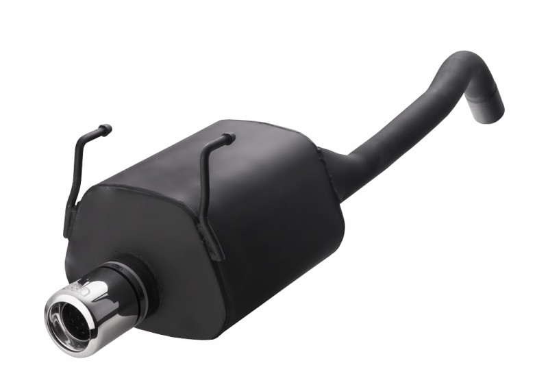 Einddemper Fiat 500 2007-2013 RVS eindstuk 95x65mm Ovaal