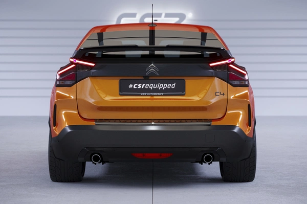 Bumperbeschermer voor Citroën C4 (3e generatie) / e-C4 Glans Zwart