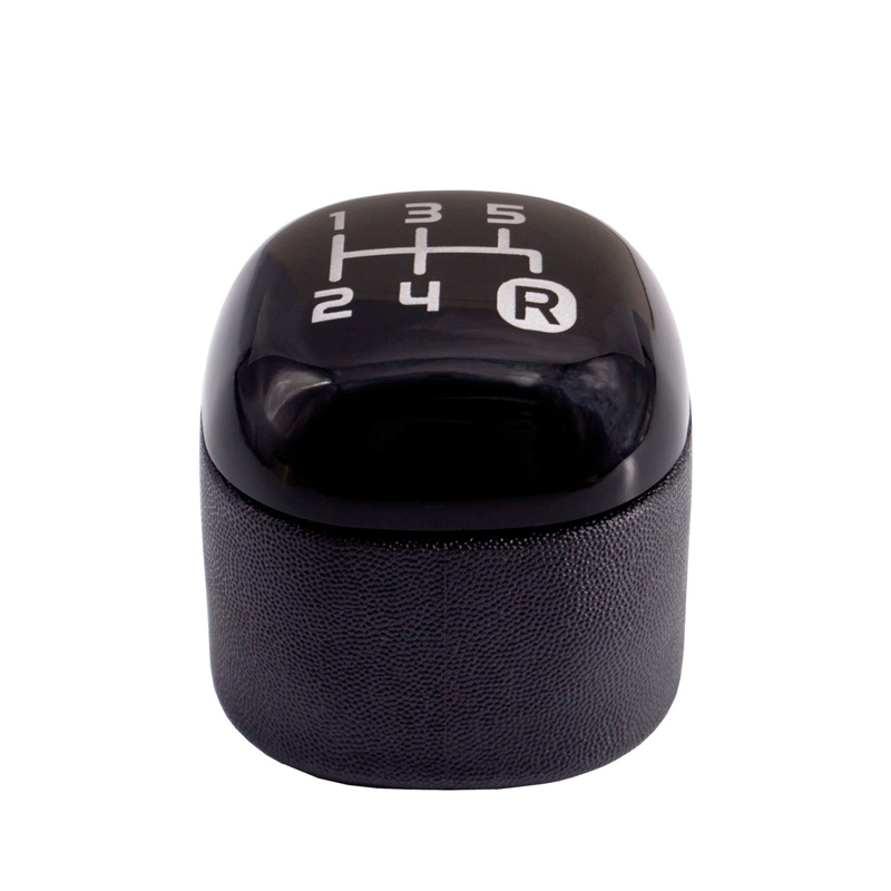 Simoni Racing Pommeau de Vitesse OEM sur mesure pour Fiat Panda III 2012- - Noir