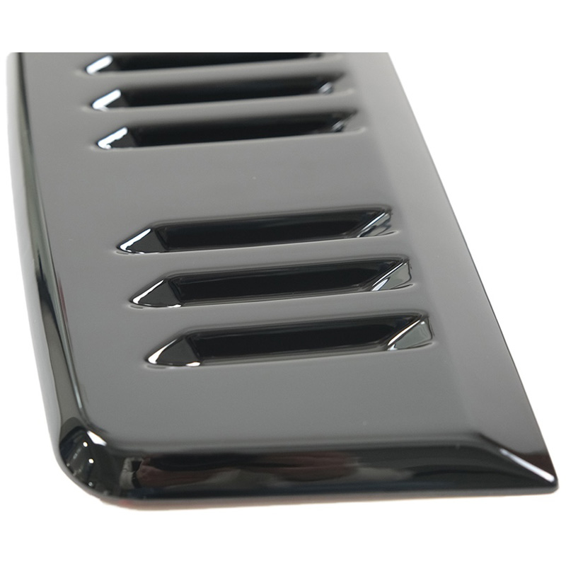 Oneway Jeu de prises d'air (latérales) sur mesure pour Volkswagen Transporter T5.1/T6/T6.1 2010-2022 (Chassis longue) - Version 2 - Noir brillant