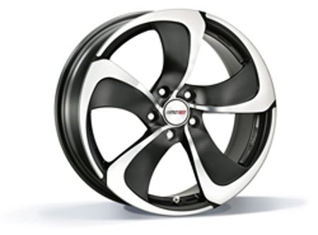 Motec Stream Black Matt Polish 8,5x19 5x120 ET15 Velgen