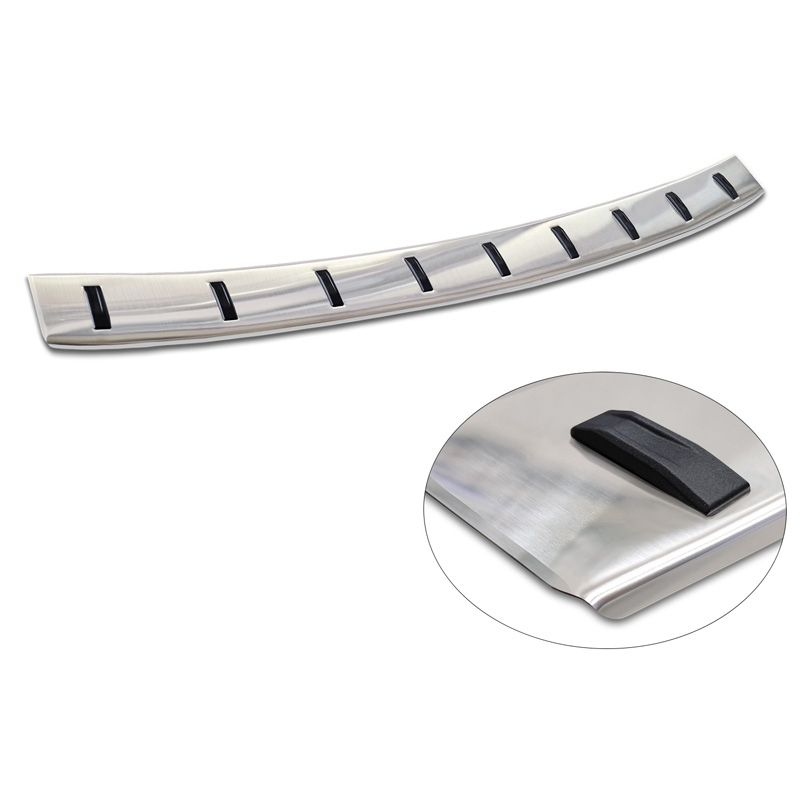 Protection de seuil arrière inox sur mesure pour Skoda Superb III Combi 2015-2023 incl. Scout 'STRONG EDITION'
