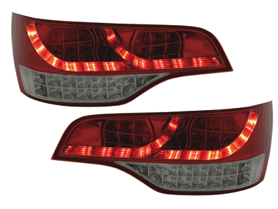 Feux arriere Audi Q7 LED rouges/de fumee