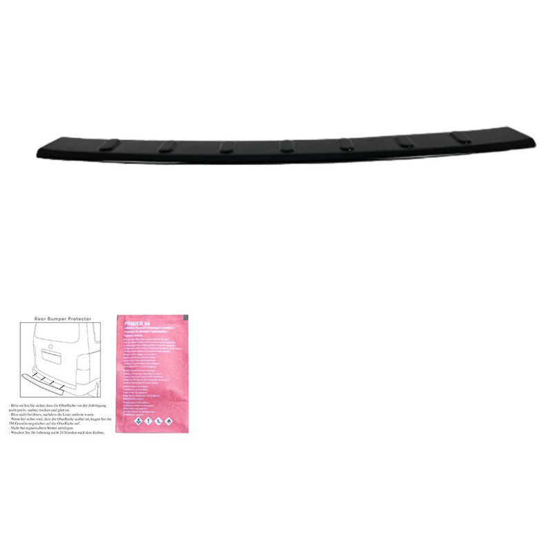 Protection de seuil arrière sur mesure pour Volkswagen Caddy MK5 2020- - Noir mat
