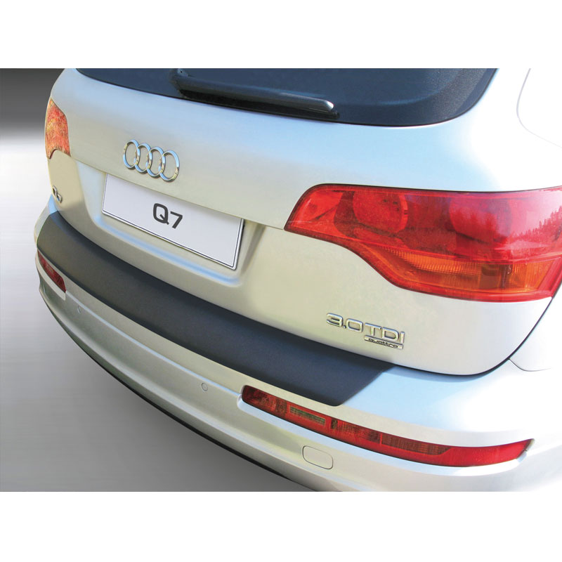 Protection de seuil arrière (ABS) sur mesure pour Audi Q7 2006-2015 Noir