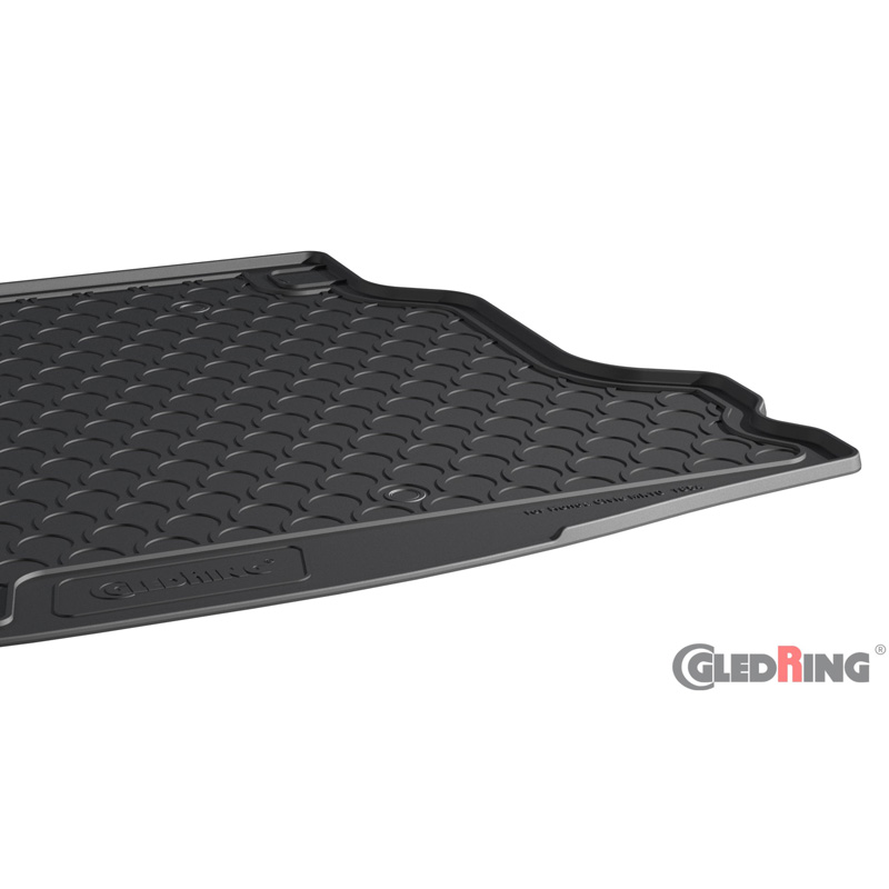 Coquille coffre-arrière Rubbasol (caoutchouc) sur mesure pour Honda Civic X HB 5-portes 2017-2022 (avec roue de secours)