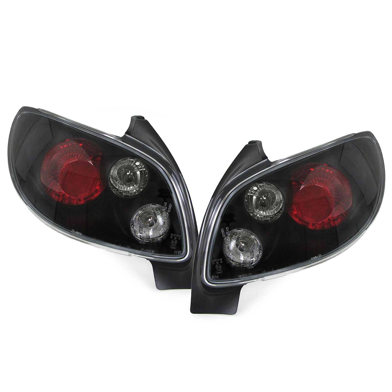 Feux arriere Peugeot 206 Lexus look noire