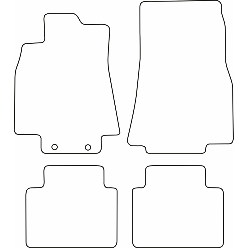 Set de tapis de sol sur mesure pour Mercedes Classe A 2004-2012