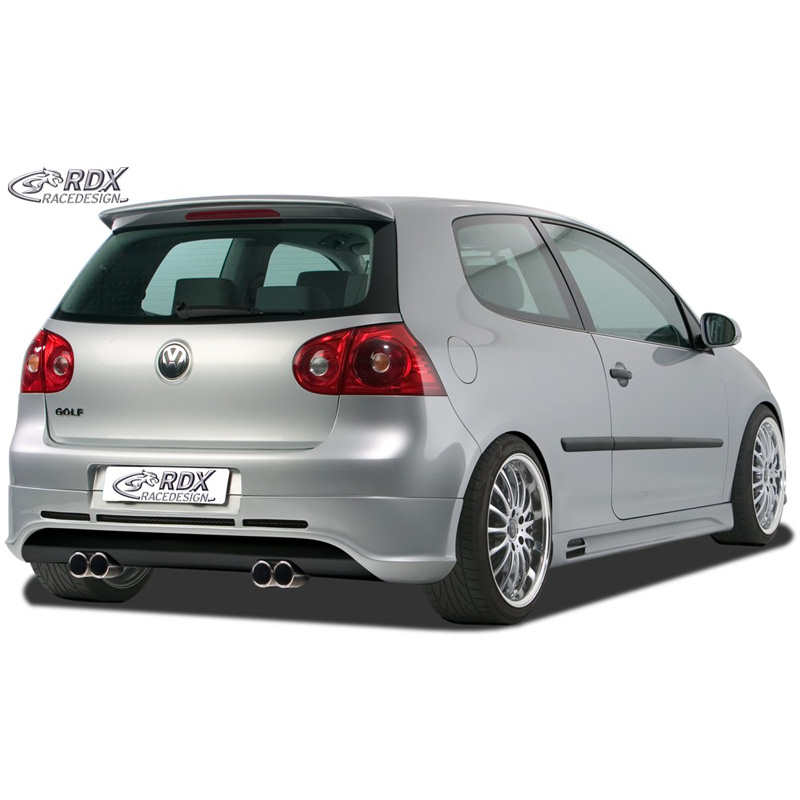 Jupe arrière sur mesure pour Volkswagen Golf V GTI/R Hatchback 3/5-portes 2003-2008 (échappement à gauche/droite) excl. Variant/Plus (ABS)