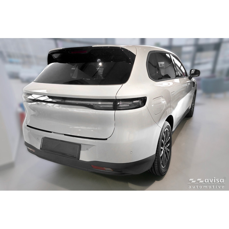 Avisa Protection de Seuil de Coffre Acier Inox sur mesure pour Leapmotor B10 2025- - Noir Mat - 2 pièces