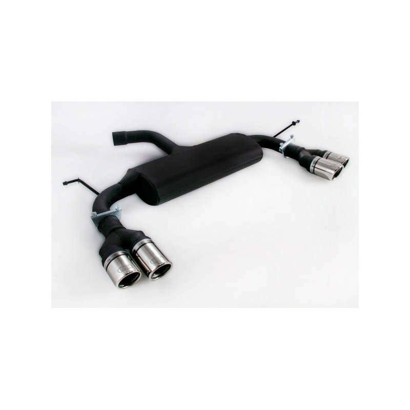 Échappement double sur mesure pour Volkswagen Touran 1.4TSi 103/110/125kW/1.6FSi 75/85kW/2.0FSi 80/110kW/1.9TDI 66/77kW/2.0TDI 100/103/125kW 2003-2010 2x 70mm
