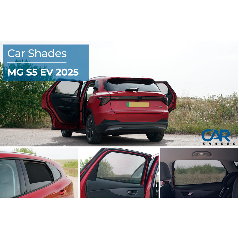 Set de Car Shades (portes arrières) sur mesure pour MG S5 (EV) 2025- (2-pièces)