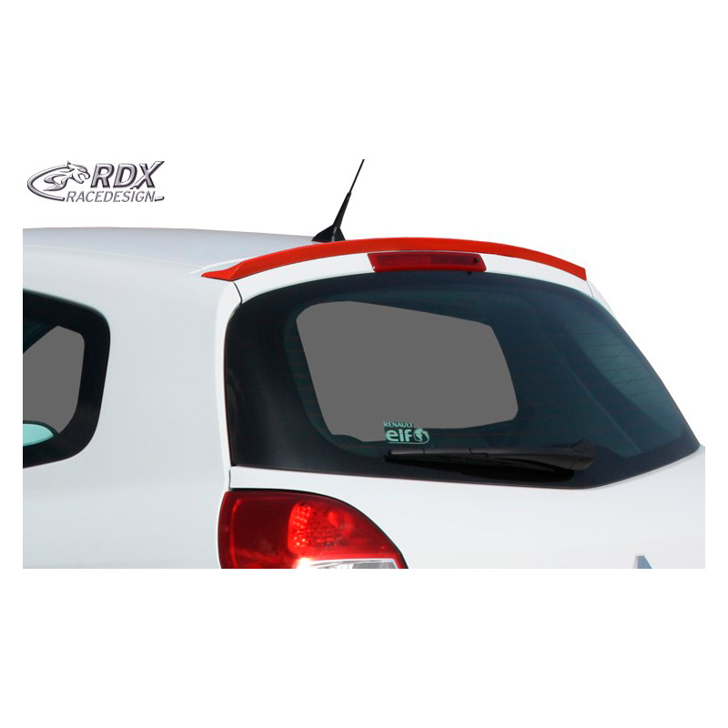 Lèvre becquet de toit sur mesure pour Renault Clio III 2005-2012 (ABS)