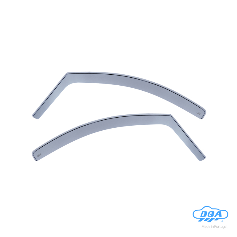 DGA Déflecteurs d'Air sur mesure pour Citroën Nemo & Peugeot Bipper & Fiat Fiorino / Qubo 2008- (2-pièces)