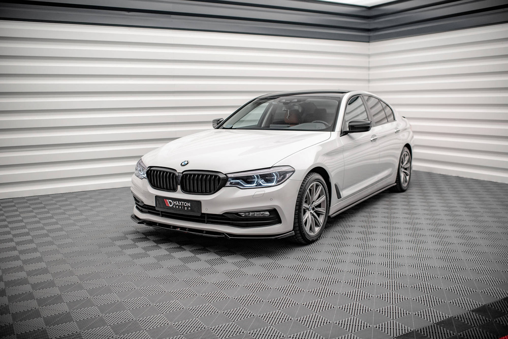 Zijskirts passend voor BMW 5-Serie G30 Maxton Glans Zwart