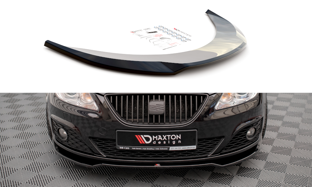 Voorspoiler V.2 Seat Exeo Maxton Glans Zwart