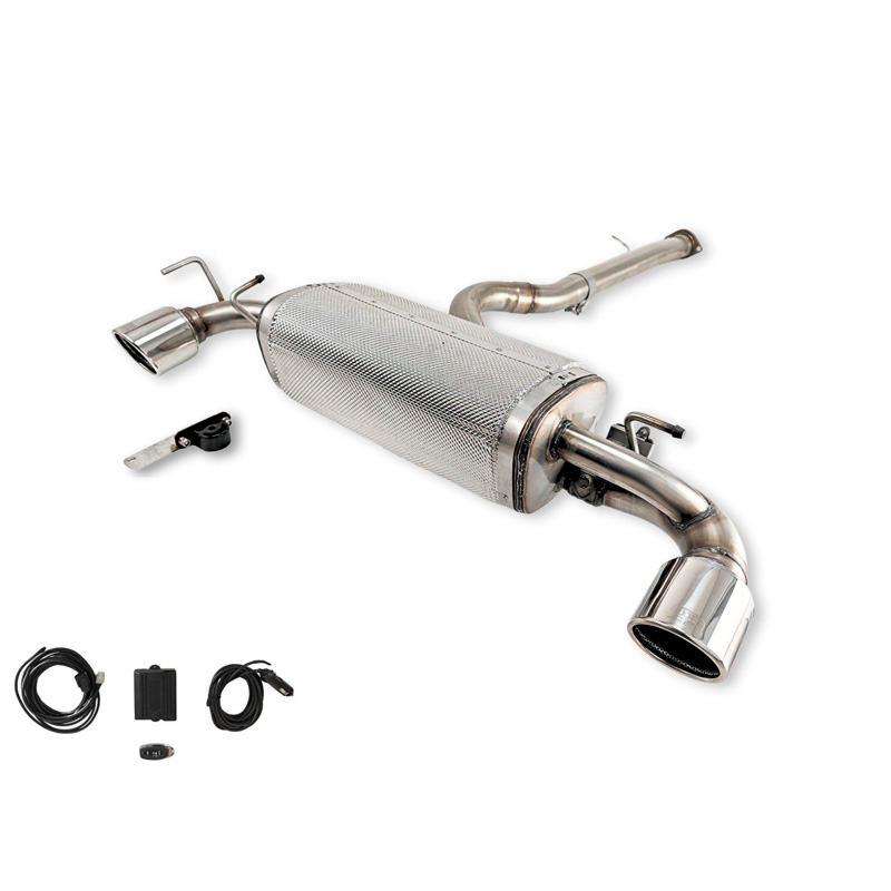 Ulter Sport Échappement inoxydable double sur mesure pour Toyota GR Yaris Mk1 2020-2024 192kW 2x100mm RS