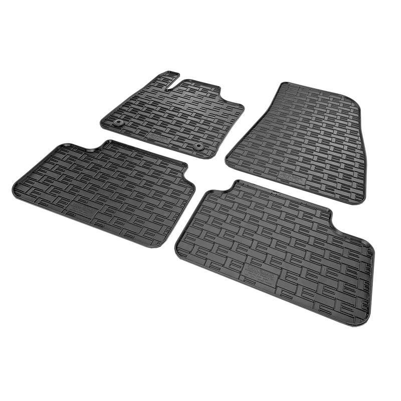 Set tapis de caoutchouc sur mesure pour Volvo C40 Recharge 2021- & XC40 Recharge 2021- (4-pièces + points de fixage)