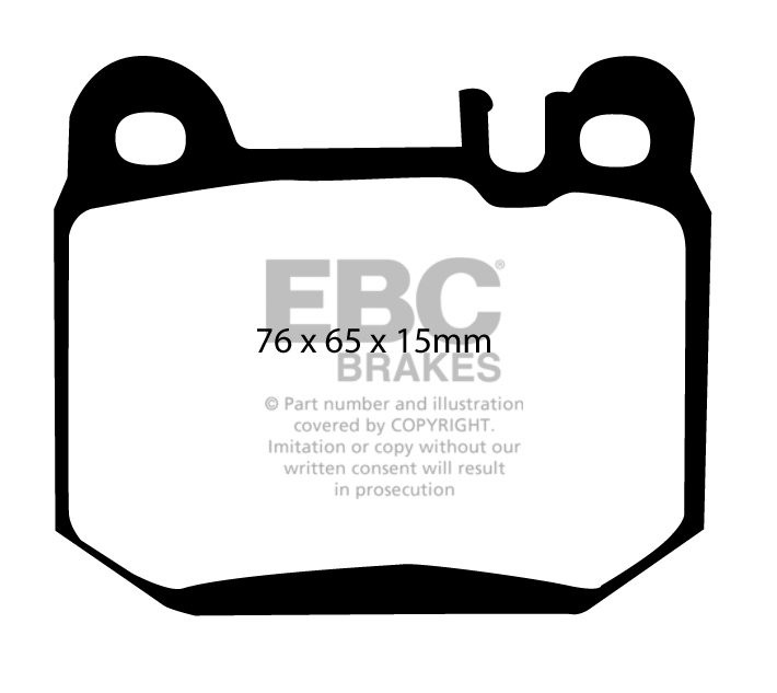 EBC Brakes MERCEDES M-Class (W163) ML230 (2.3) 2000-2005 Remblok