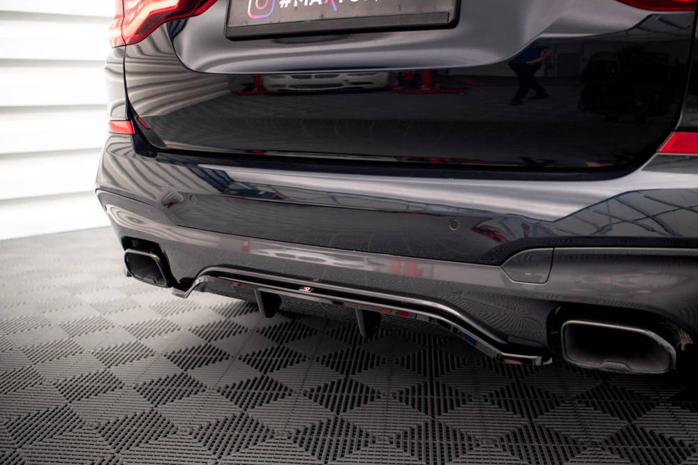 Diffuser BMW X3 M pakket / M40D / M40i G01 Maxton Glans Zwart